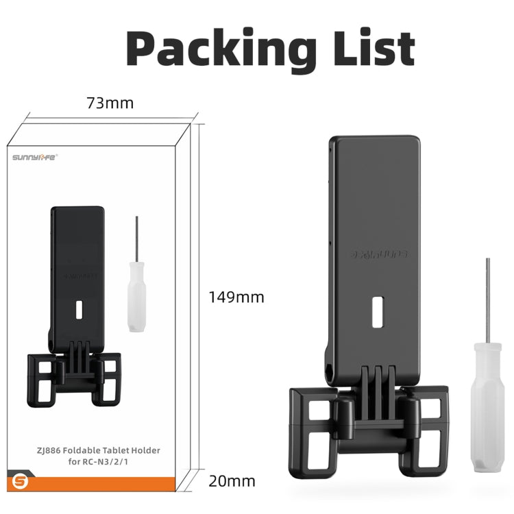 Sunnylife Remote Controller Tablet Holder Stand For DJI RC-N3 / RC-N2 / RC-N1 Sunnylife Remote Controller Tablet Holder Stand For DJI RC-N3 / RC-N2 / RC-N1